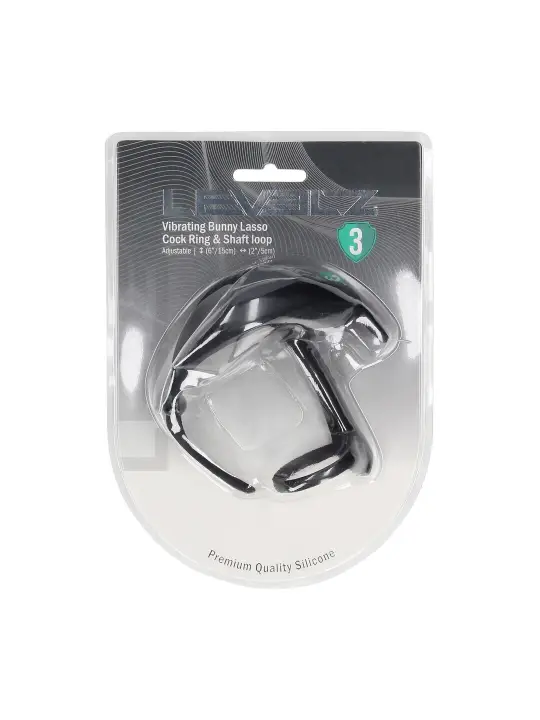 ANEL VIBRATÓRIO E AJUSTÁVEL PARA O PÉNIS EM SILICONE LEVELZ