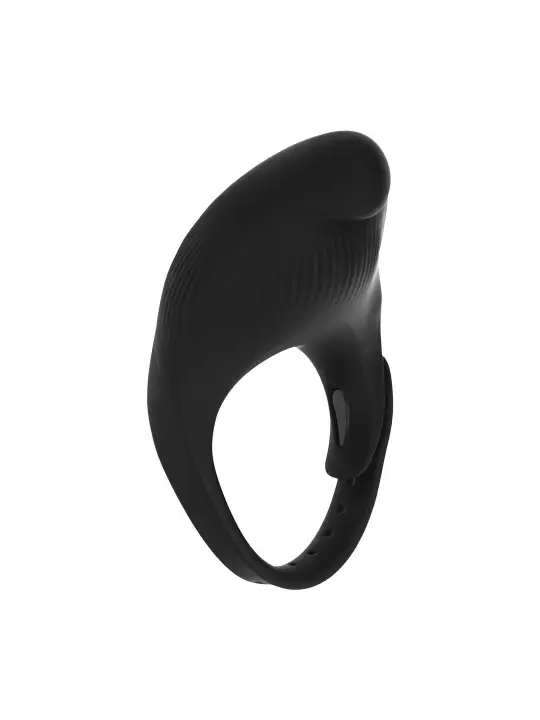 ANEL VIBRATÓRIO E AJUSTÁVEL PARA O PÉNIS EM SILICONE PRETO LEVELZ