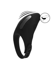 ANEL VIBRATÓRIO E AJUSTÁVEL PARA O PÉNIS EM SILICONE PRETO LEVELZ