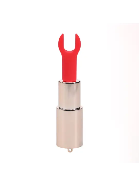 VIBRADOR COM 4 ACESSÓRIOS CANDY LIPSTICK ROSA LOVELINE