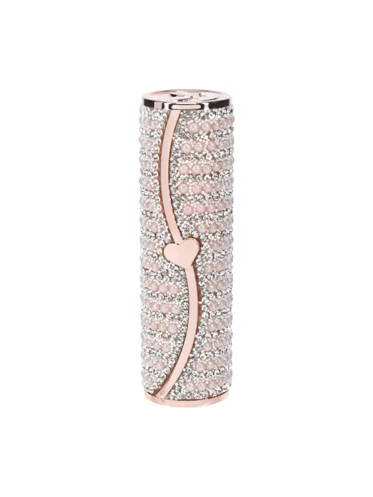 VIBRADOR COM 4 ACESSÓRIOS CANDY LIPSTICK ROSA LOVELINE