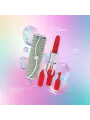 VIBRADOR COM 4 ACESSÓRIOS CANDY LIPSTICK VERDE LOVELINE