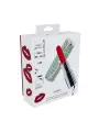 VIBRADOR COM 4 ACESSÓRIOS CANDY LIPSTICK VERDE LOVELINE