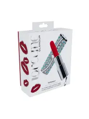 VIBRADOR COM 4 ACESSÓRIOS TIFFANY LIPSTICK AZUL LOVELINE