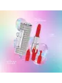 VIBRADOR COM 4 ACESSÓRIOS ANGEL LIPSTICK CLEAR LOVELINE