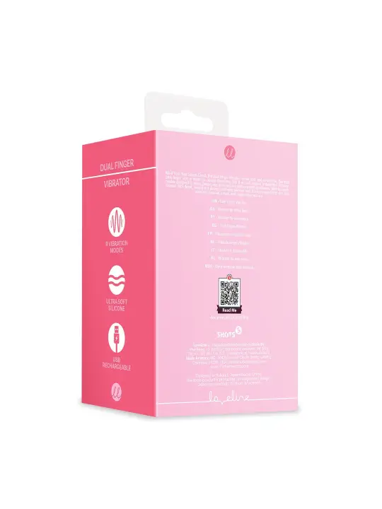 VIBRADOR DE DEDO FINGER DUAL ROSA LOVELINE