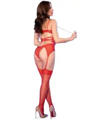 CONJUNTO BODY CR-4879 VERMELHO CHILIROSE