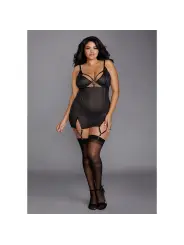 CAMISA DE NOITE COM LIGUEIROS E TANGA TAMANHO QUEEN DREAMGIRL