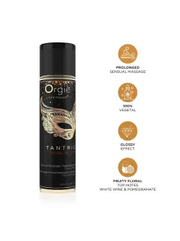 ÓLEO DE MASSAGEM COM EFEITO BRILHANTE TANTRIC DIVINE NECTAR 200ML ORGIE