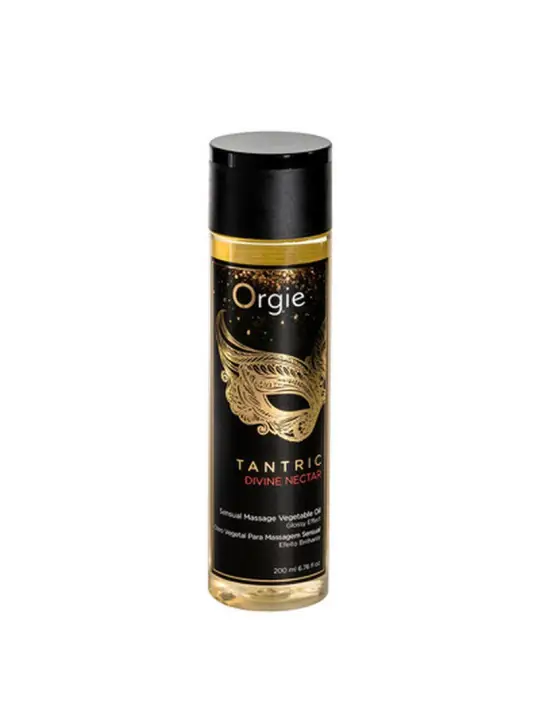 ÓLEO DE MASSAGEM COM EFEITO BRILHANTE TANTRIC DIVINE NECTAR 200ML ORGIE