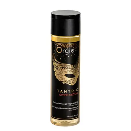 ÓLEO DE MASSAGEM COM EFEITO BRILHANTE TANTRIC DIVINE NECTAR 200ML ORGIE
