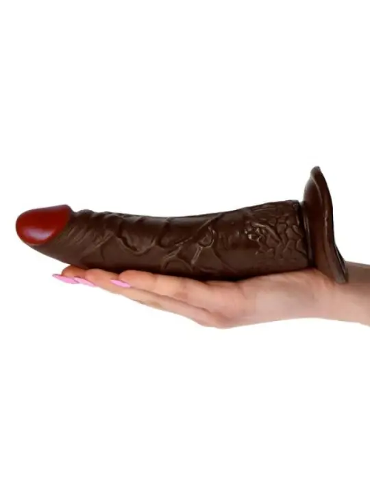 VIBRADOR REALÍSTICO REAL RAPTURE EARTH FLAVOUR 7'' NEGRO