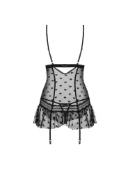 CORPETE E TANGA HEARTIA OBSESSIVE PRETO