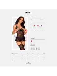 CORPETE E TANGA HEARTIA OBSESSIVE PRETO