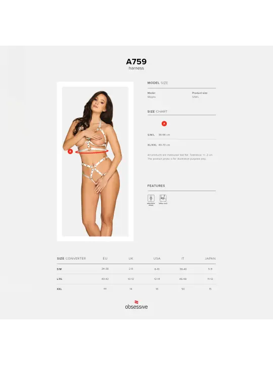 ARNÊS A759 OBSESSIVE BRANCO