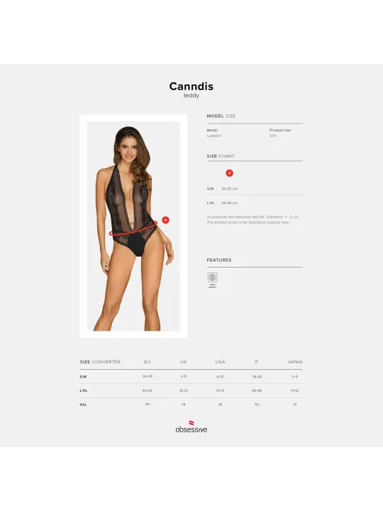 BODY CANNDIS OBSESSIVE PRETO