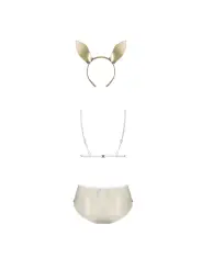 FANTASIA DE COELHINHA NEO GOLDES TAMANHO QUEEN OBSESSIVE AMARELA