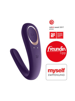 VIBRADOR PARA CASAL DOUBLE CLASSIC COM CARREGADOR USB