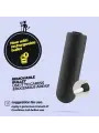 DAEMON ANEL PARA O PÉNIS COM BALA RECARREGÁVEL PRETO CRUSHIOUS