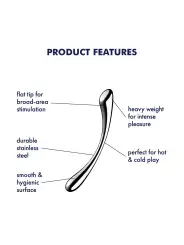 DILDO EM METAL COSMIC CREST 1 SATISFYER