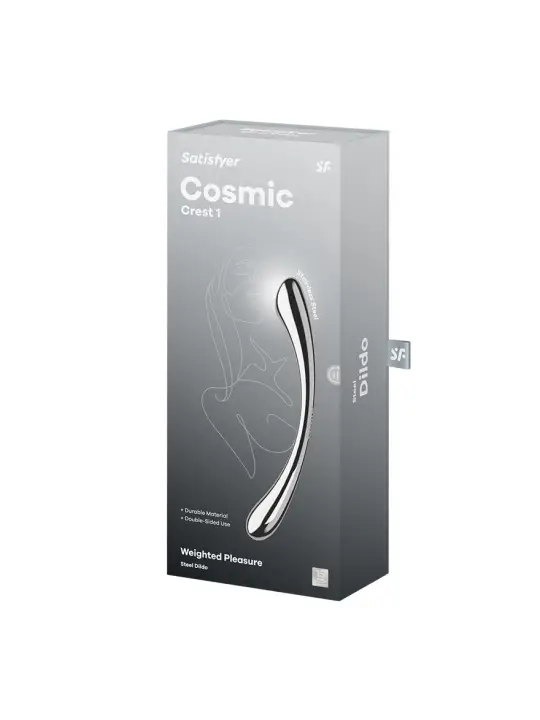 DILDO EM METAL COSMIC CREST 1 SATISFYER