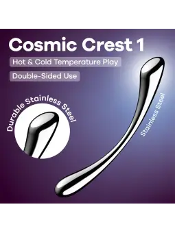 DILDO EM METAL COSMIC CREST 1 SATISFYER