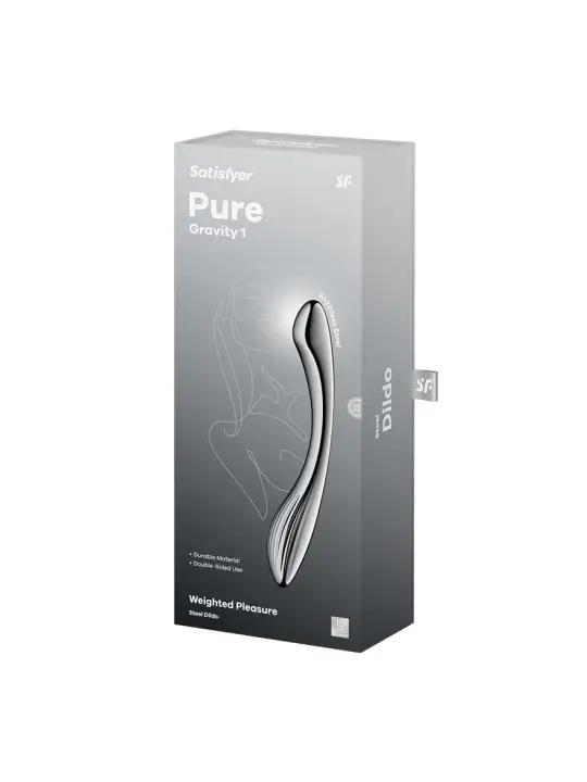 DILDO EM METAL PURE GRAVITY 1 SATISFYER