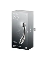 DILDO EM METAL PURE GRAVITY 3 SATISFYER