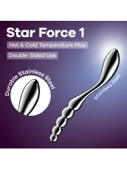 DILDO EM METAL STAR FORCE 1 SATISFYER