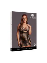 LOLA - STRAPPY SET DRESS - QUEEN SIZE - BLACK