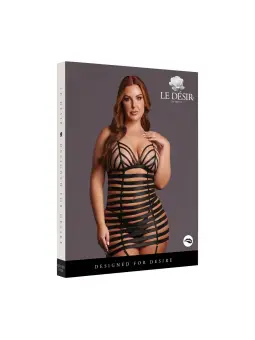 LOLA - STRAPPY SET DRESS - QUEEN SIZE - BLACK