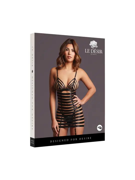 LOLA - STRAPPY SET DRESS - ONE SIZE - BLACK