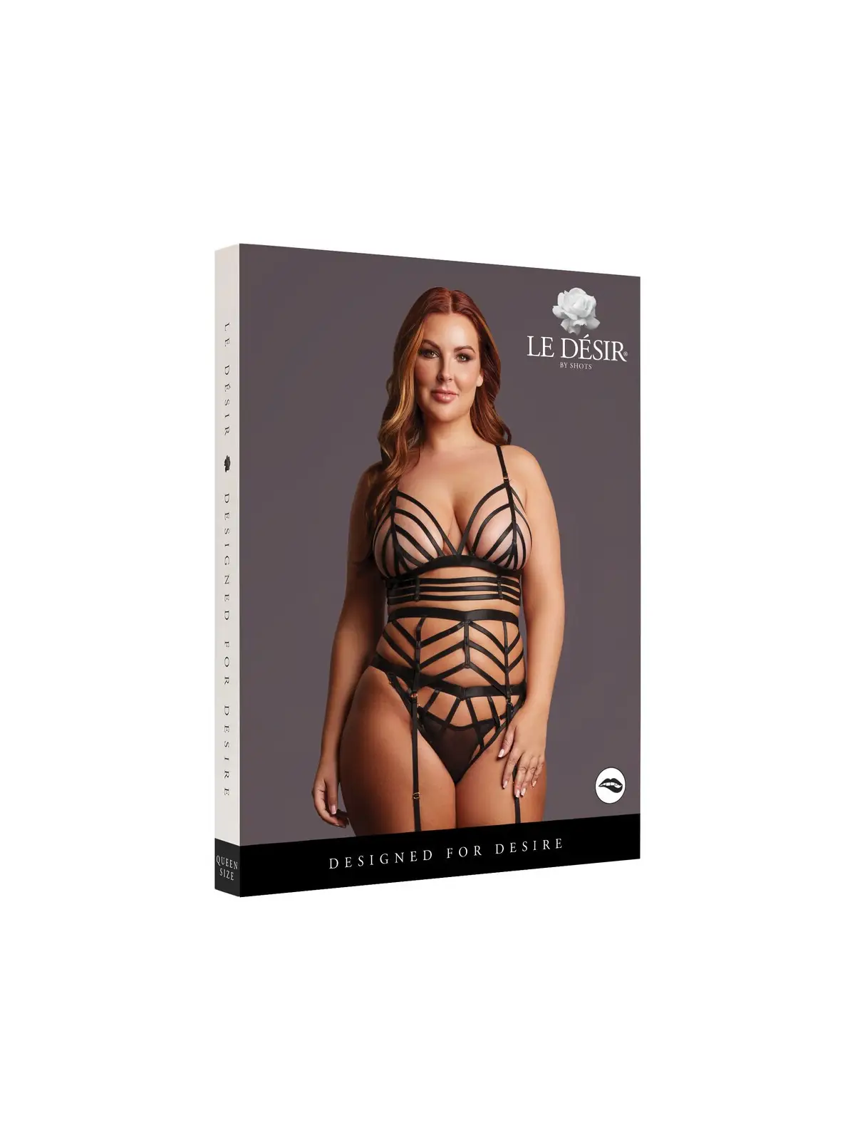 LOLA - STRAPPY SET - QUEEN SIZE - BLACK