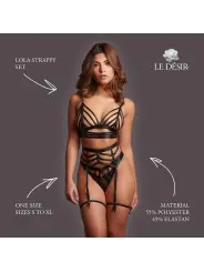 LOLA - STRAPPY SET - ONE SIZE - BLACK