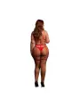 STUPID CUPID - HEART OPEN SET - QUEEN SIZE - RED