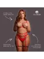 STUPID CUPID - HEART OPEN SET - QUEEN SIZE - RED