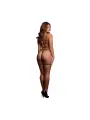 LUXE OPEN HARNESS WITH NIPPLE PADS - ONE SIZE - BLACK