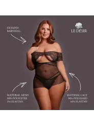 OLYMPIA - BABYDOLL - QUEEN SIZE - BLACK