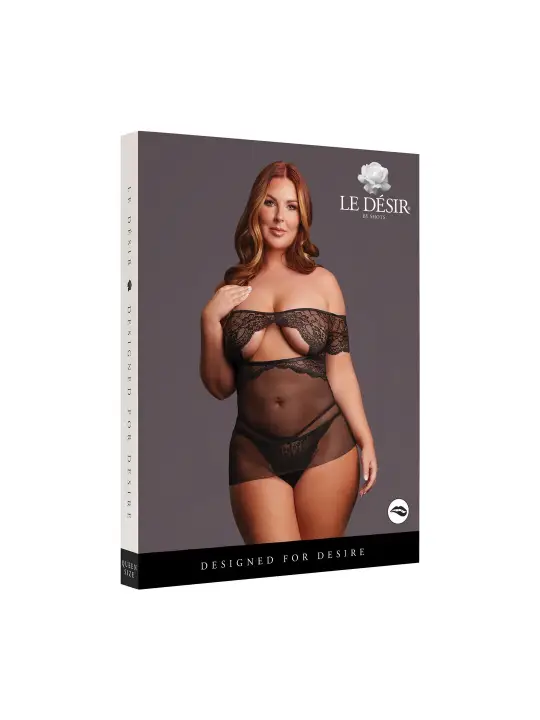 OLYMPIA - BABYDOLL - QUEEN SIZE - BLACK