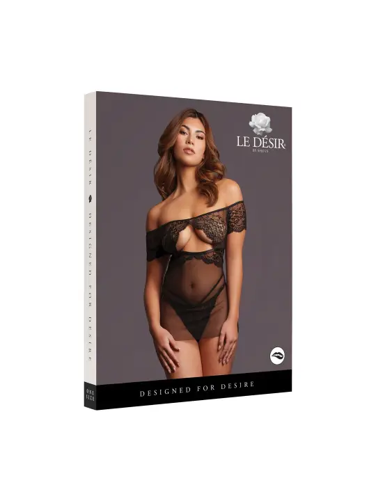 OLYMPIA - BABYDOLL - ONE SIZE - BLACK