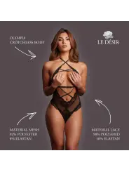 OLYMPIA - CROTCHLESS BODY - ONE SIZE - BLACK