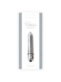 BALA VIBRATÓRIA BULLET PRATEADA