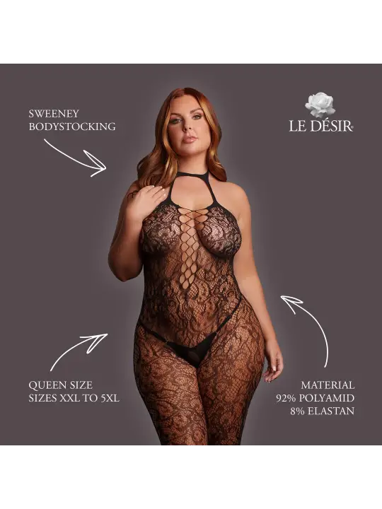 SWEENEY - BODYSTOCKING - QUEEN SIZE - BLACK