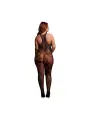 MATILDA - LACE BODYSTOCKING - QUEEN SIZE - BLACK