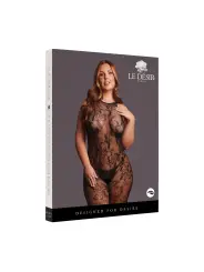 MATILDA - LACE BODYSTOCKING - QUEEN SIZE - BLACK