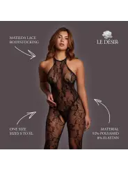 MATILDA - LACE BODYSTOCKING - ONE SIZE - BLACK