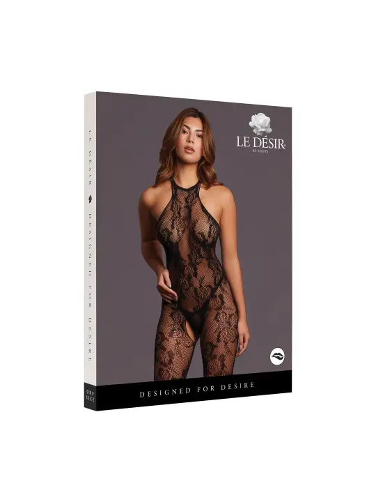 MATILDA - LACE BODYSTOCKING - ONE SIZE - BLACK