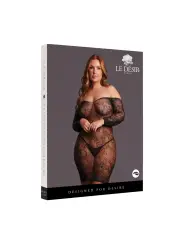 MATILDA - LACE MINI DRESS - QUEEN SIZE - BLACK