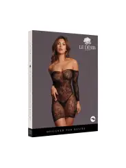 MATILDA - LACE MINI DRESS - ONE SIZE - BLACK