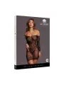 MATILDA - LACE MINI DRESS - ONE SIZE - BLACK